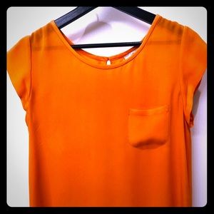 Joie silk short sleeve shirt, S